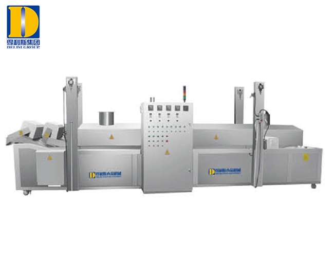 網帶式油炸流水線（xiàn）（電、導熱油）